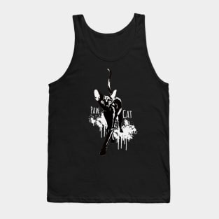 cats lover, black and withe Tank Top